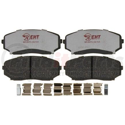 Raybestos EHT1258AH Raybestos Element3 Hybrid Brake Pad Set