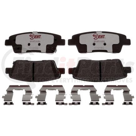 Raybestos EHT1551H Raybestos Element3 Hybrid Brake Pad Set