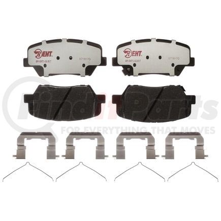 Raybestos EHT1815H Raybestos Element3 Hybrid Brake Pad Set