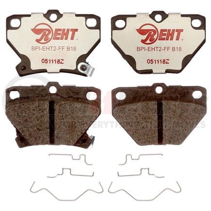 Raybestos EHT823H Raybestos Element3 Hybrid Brake Pad Set
