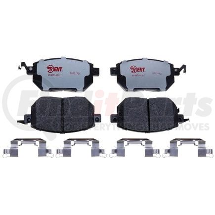 Raybestos EHT969H Raybestos Element3 Hybrid Brake Pad Set