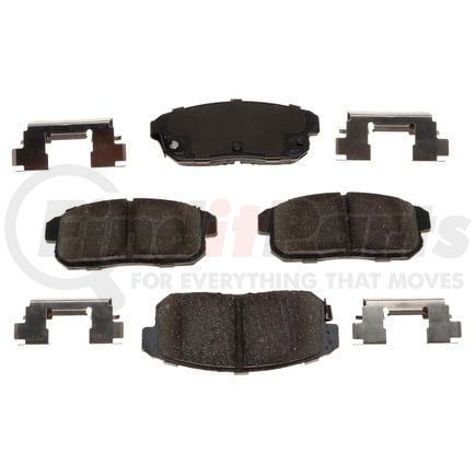 Raybestos MGD1008CH Raybestos R-Line Ceramic Brake Pad Set