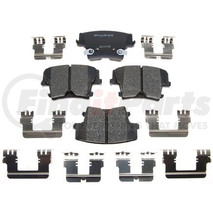 Raybestos MGD1057CH Raybestos R-Line Ceramic Brake Pad Set