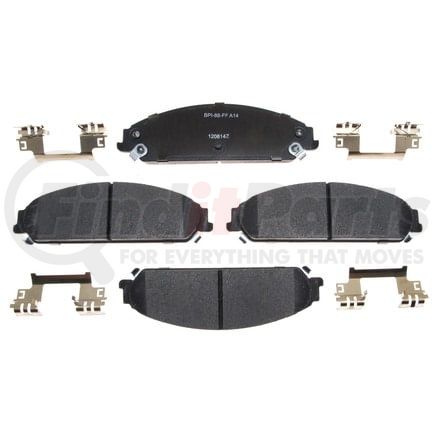 Raybestos MGD1058CH Raybestos R-Line Ceramic Brake Pad Set