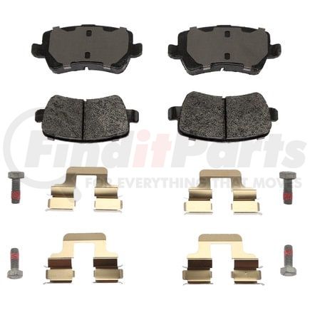 Raybestos MGD1307MH Raybestos R-Line Metallic Brake Pad Set