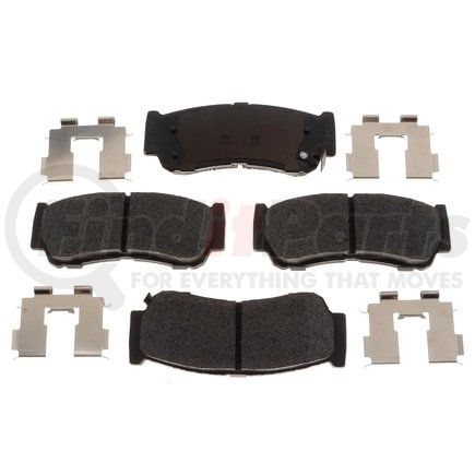 Raybestos MGD1297CH Raybestos R-Line Ceramic Brake Pad Set