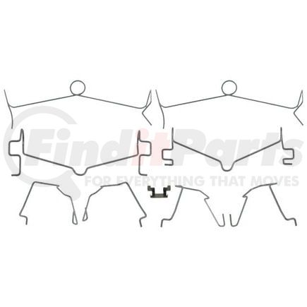 Raybestos H15995A Raybestos R-Line Disc Brake Hardware Kit