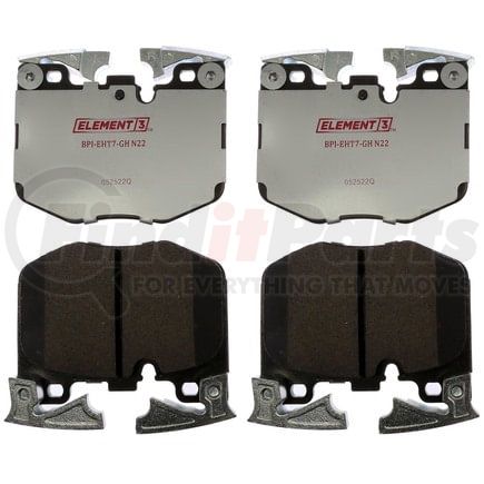 Raybestos EHT1867 Raybestos Element3 Hybrid Brake Pad Set