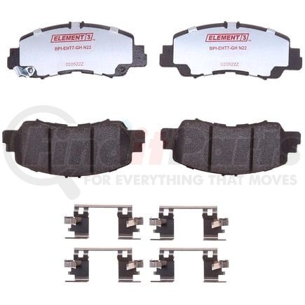 Raybestos EHT2178H Raybestos Element3 Hybrid Brake Pad Set