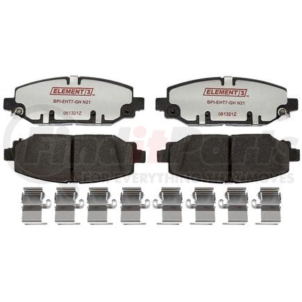 Raybestos EHT2186H Raybestos Element3 Hybrid Brake Pad Set
