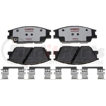 Raybestos EHT2285H Raybestos Element3 Hybrid Brake Pad Set