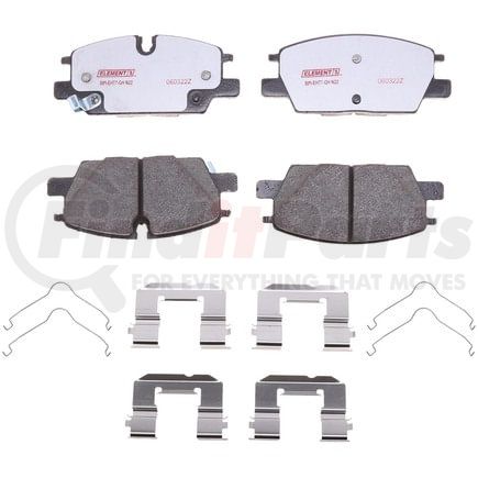 Raybestos EHT2345H Raybestos Element3 Hybrid Brake Pad Set