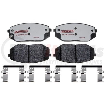 Raybestos EHT2398H Raybestos Element3 Hybrid Brake Pad Set