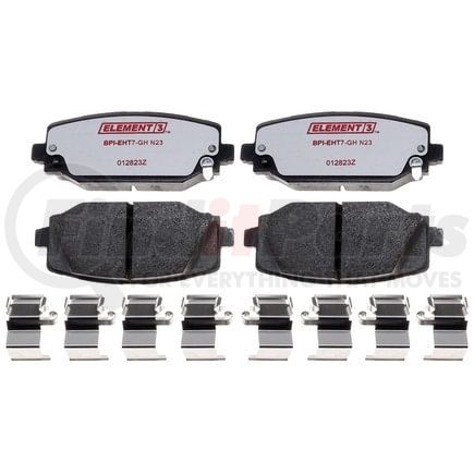 Raybestos EHT2411H Raybestos Element3 Hybrid Brake Pad Set