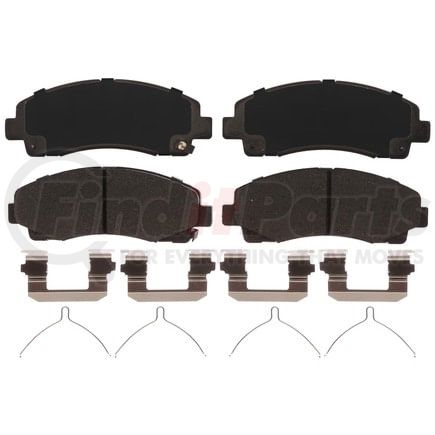 Raybestos MGD1584CH Raybestos R-Line Ceramic Brake Pad Set