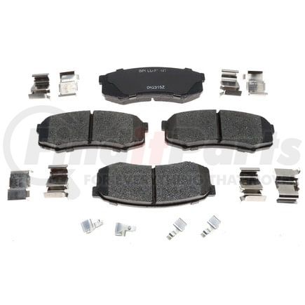 Raybestos MGD606CH Raybestos R-Line Ceramic Brake Pad Set
