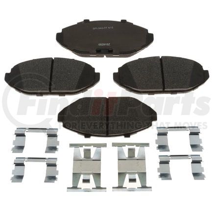 Raybestos MGD748MH Raybestos R-Line Metallic Brake Pad Set