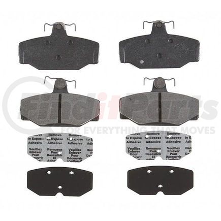 Raybestos PGD391M Raybestos Element3 Metallic Brake Pad Set