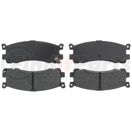 Raybestos PGD553 Brake Parts Inc Raybestos Element3 Overstock Organic Disc Brake Pad Set