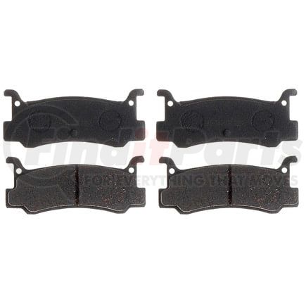 Raybestos PGD573 Brake Parts Inc Raybestos Element3 Overstock Organic Disc Brake Pad Set