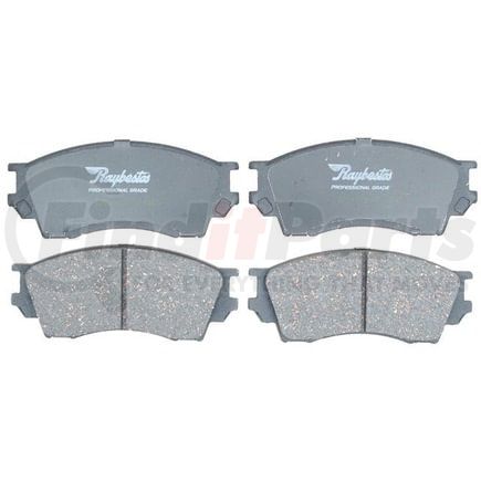 Raybestos PGD643C Raybestos Element3 Ceramic Brake Pad Set