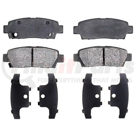Raybestos PGD672C Raybestos Element3 Ceramic Brake Pad Set