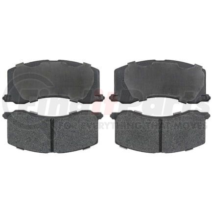 Raybestos PGD677 Brake Parts Inc Raybestos Element3 Overstock Organic Disc Brake Pad Set