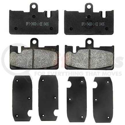 Raybestos PGD871C Raybestos Element3 Ceramic Brake Pad Set