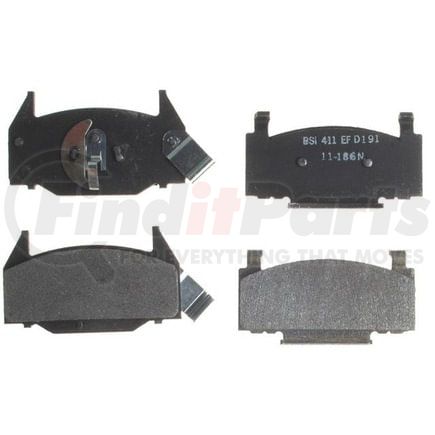 Raybestos SGD191M Raybestos Service Grade Metallic Brake Pad Set