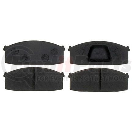 Raybestos SGD187 Brake Parts Inc Raybestos Service Grade Overstock Organic Disc Brake Pad Set