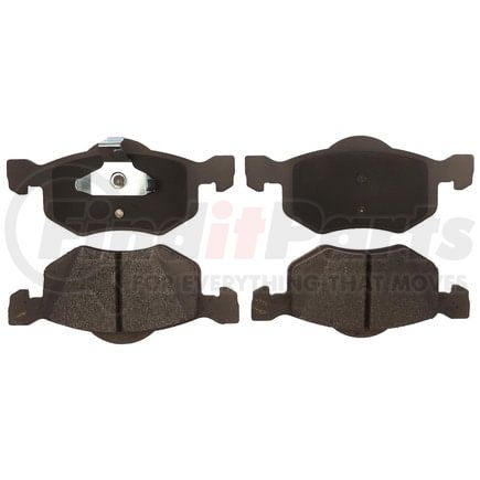 Raybestos SGD843M Raybestos Service Grade Metallic Brake Pad Set