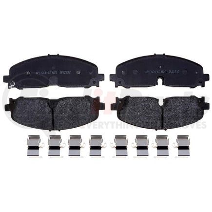 Raybestos MGD2371CH Raybestos R-Line Ceramic Brake Pad Set