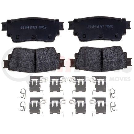 Raybestos MGD2391CH Raybestos R-Line Ceramic Brake Pad Set