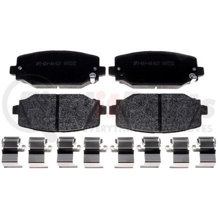 Raybestos MGD2411CH Raybestos R-Line Ceramic Brake Pad Set