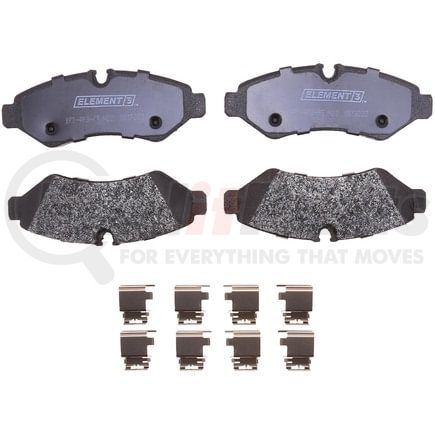Raybestos PGD2201M Raybestos Element3 Metallic Brake Pad Set