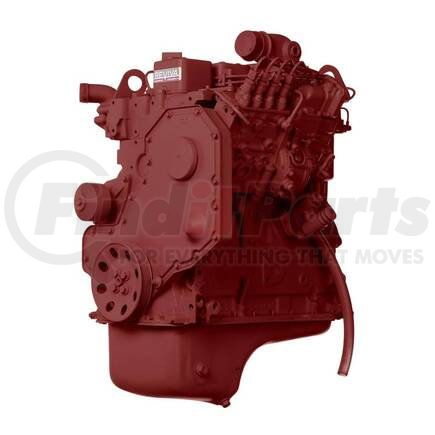 Reviva 55E6D076A Remanufactured Drop In Engine Assembly for 1984-96 3.9L Cummins 4B Engine with 76 HP