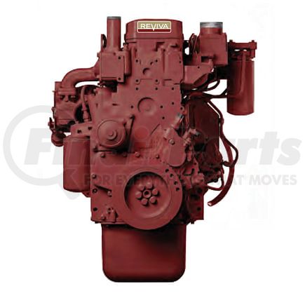 Reviva 65G7L045SB Remanufactured Long Block Engine Assembly for 4.5L Cummins QSB 4.5 Engine