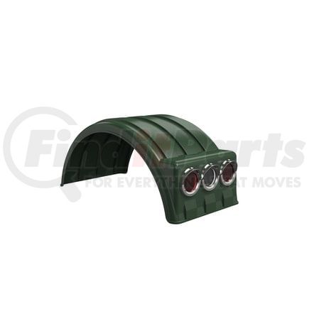 Minimizer 10001773 Dual Fender for 19.5 Tire Green