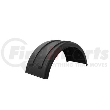 Minimizer 10001848 18" Wide Lift Axle Fender Black