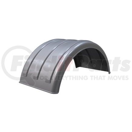 Minimizer 10001879 Dual Fender for 22.5 Tire Liquid Platium