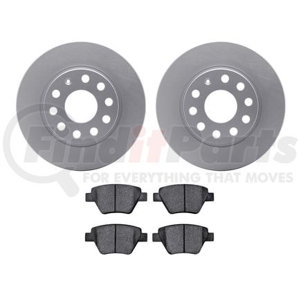 Dynamic Friction Company 4302-74010 GEOSPEC Rotors with 3000 Ceramic Brake Pads