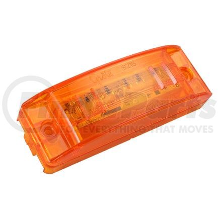 Grote 49393 SuperNova Sealed Turtleback II LED Clearance Marker Light - Optic Lens, Hardwire