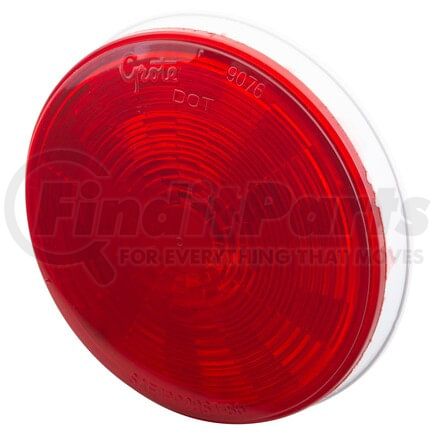 Grote 543623 STT, RED, 4" ROUND, HARD SHELL, 3 DIODE, BULK