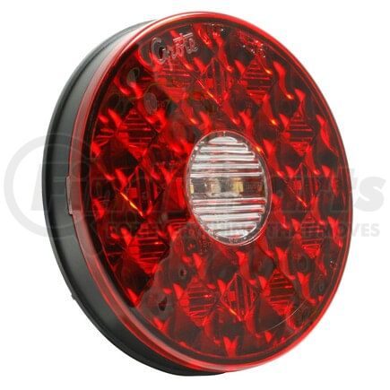 Grote 55162 LED Stop Tail Turn Light - 4", Round, w/ Integrated Backup, 4-Pin Hard Shell Termination