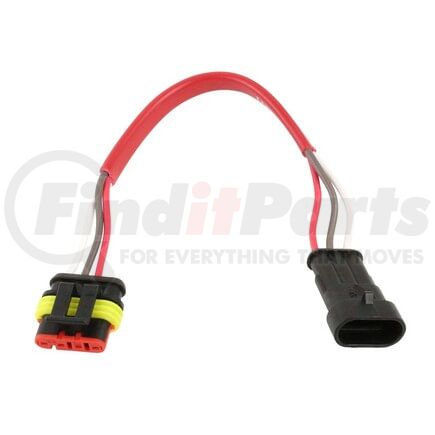 Grote 66444 Hard-Shell Connector Pigtail - 3-Way Hard Shell To 4-Way Hard Shell