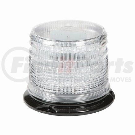 Grote 78030 LED Beacons with S-Link Synchronization, Permanent Mount, Class I, Amber with Clear Lens