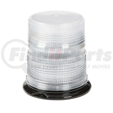 Grote 78050 LED Beacons with S-Link Synchronization, Permanent Mount, Class I, Tall, Clear Lens