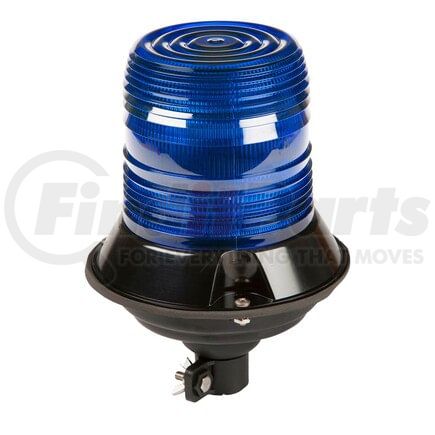 Grote 78125 DIN Mount LED Beacons, Class II, Blue, 12V/24V