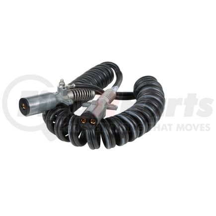 Grote 812215DS Liftgate Cable; Coiled, Dual & Single Pole, 15', W 12" Leads