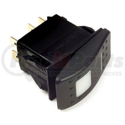 Grote 820310 Rocker Switch, Sealed, 20 Amp 12V 4 Blade, Mom; On/Off, Spst, LED Red, Pk 1